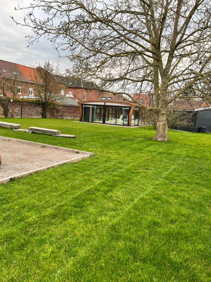 Gîte avec piscine Lestrem Exterior foto